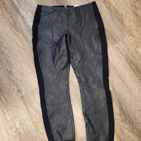 J. Crew The GiGi Pant  Faux Leather Gigi fitted Size 4 - Picture 1 of 5